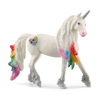 Rainbow Love Unicorn Stallion