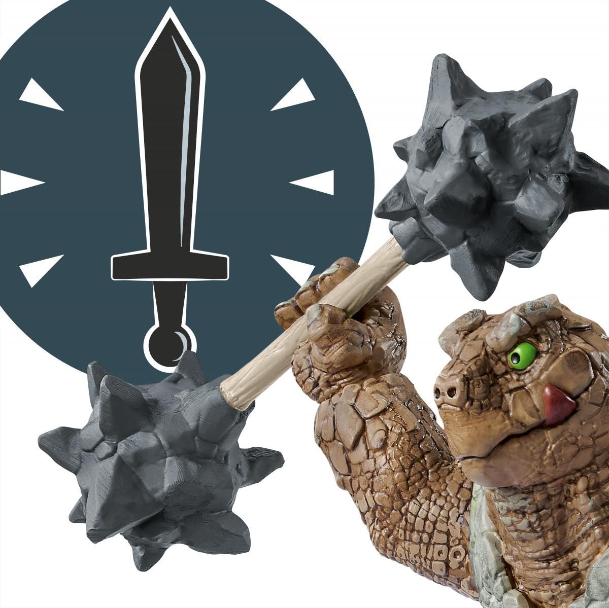 石の怪物ヨロイガメとマジカル兵器 42496 ELDRADOR® CREATURES 